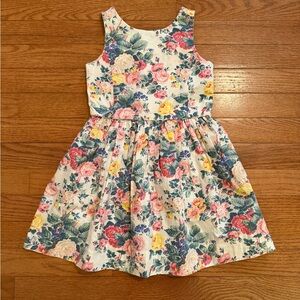 Polo Ralph Lauren Girls Vintage Style Floral Cotton Dress